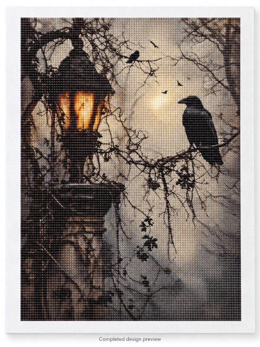 Raven & Lantern Halloween Diamond Painting Kit